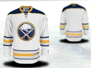 Buffalo Sabres Customized White Third Jersey by Hockey David
