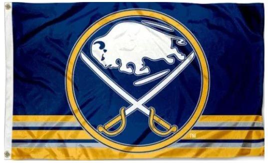 Buffalo Sabres Flag 3X5Ft Polyester Digital Print Banner USA by flagsjustdoit