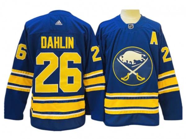 Buffalo Sabres #26 Rasmus Dahlin Royal 2020&21 Home Jersey by Hockey David