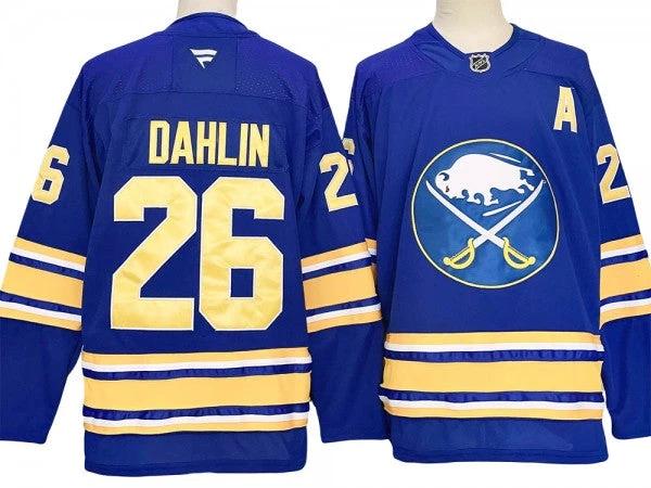 Buffalo Sabres #26 Rasmus Dahlin Royal Home 2024 Jersey by Hockey David