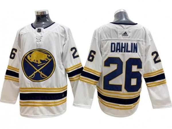Buffalo Sabres #26 Rasmus Dahlin White 50th Season Jersey by Hockey David