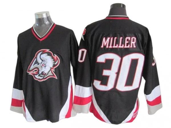 Buffalo Sabres #30 Ryan Miller Black 2005 Vintage CCM Jersey by Hockey David