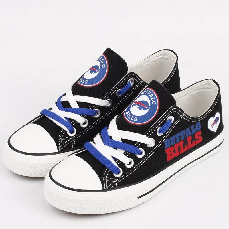 Buffalo Bills Low Top Canvas Sport Sneakers Shoes For Men Women Fans by Crocs