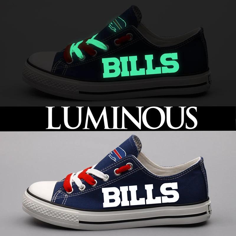 Buffalo Bills Low Top Canvas Sport Sneakers Shoes For Men Women Fans by Crocs