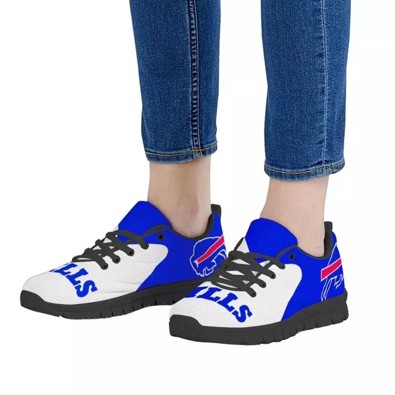 Buffalo Bills Blue Team Name NLF Sneaker Shoes For Men Women Fans by Crocs