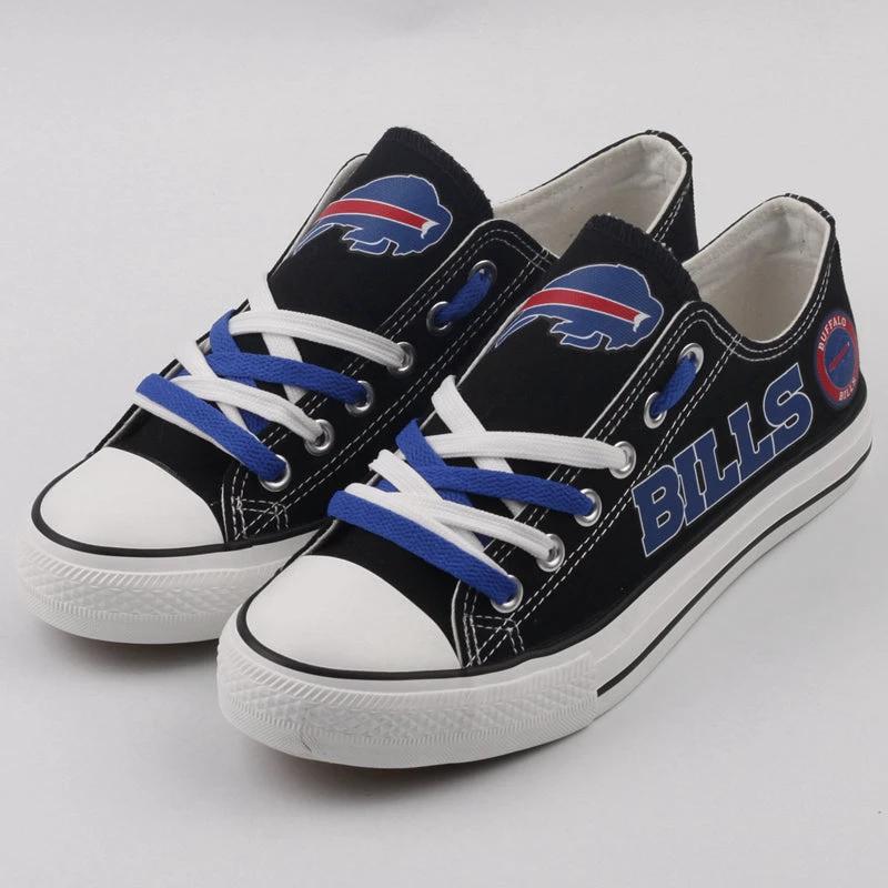 Buffalo Bills Low Top Canvas Sport Sneakers Shoes For Men Women Fans by Crocs