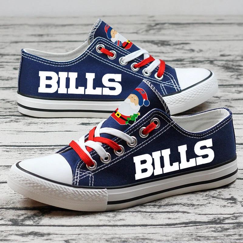 Buffalo Bills Low Top Canvas Sport Sneakers Shoes For Men Women Fans by Crocs