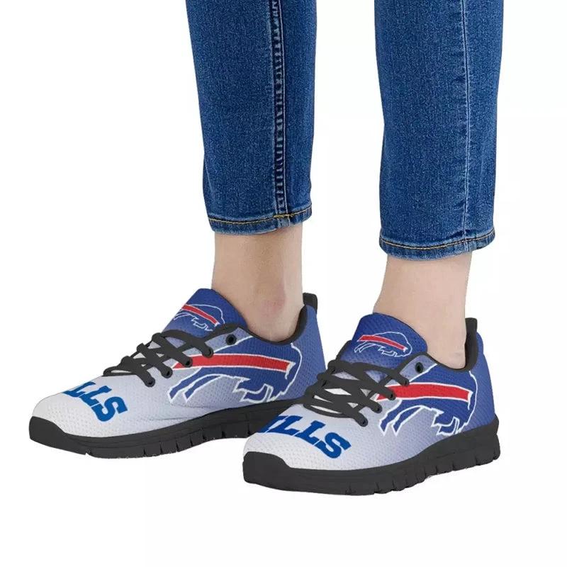 Buffalo Bills Blue Team Name NLF Sneaker Shoes For Men Women Fans by Crocs