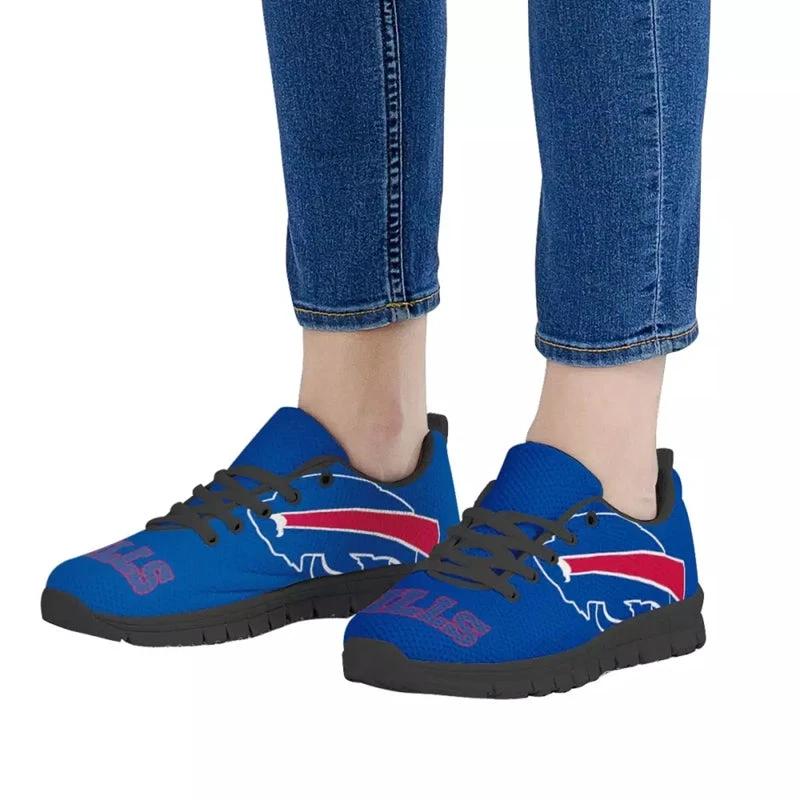 Buffalo Bills Blue Team Name NLF Sneaker Shoes For Men Women Fans by Crocs