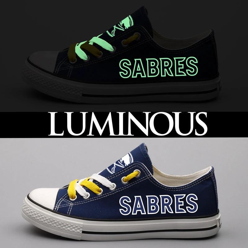 Buffalo Sabres Low Top Canvas Sport Sneakers Shoes For Men Women Fans by Crocs