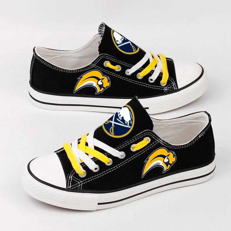 Buffalo Sabres Low Top Canvas Sport Sneakers Shoes For Men Women Fans by Crocs