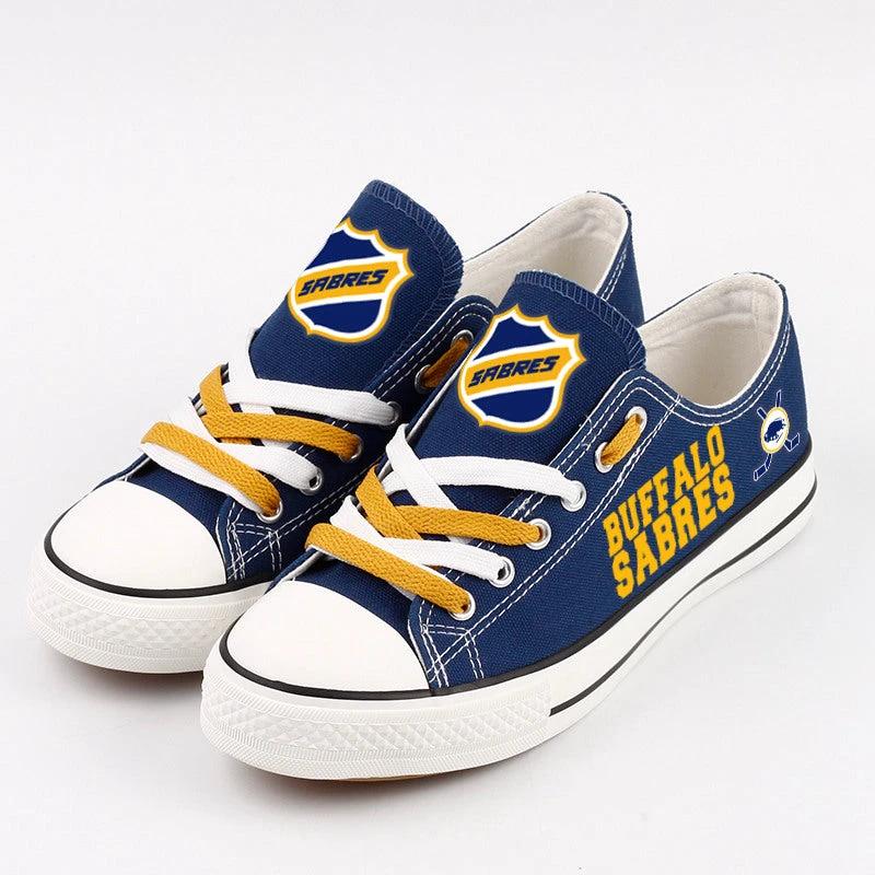 Buffalo Sabres Low Top Canvas Sport Sneakers Shoes For Men Women Fans by Crocs