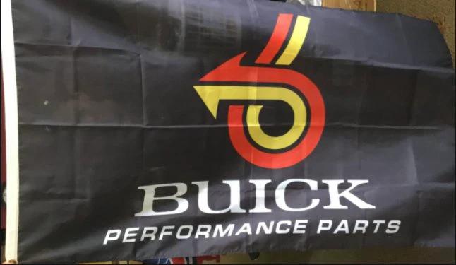 Buick Black Flag 3X5 Ft Polyester Banner USA 90x150cm by flagsjustdoit