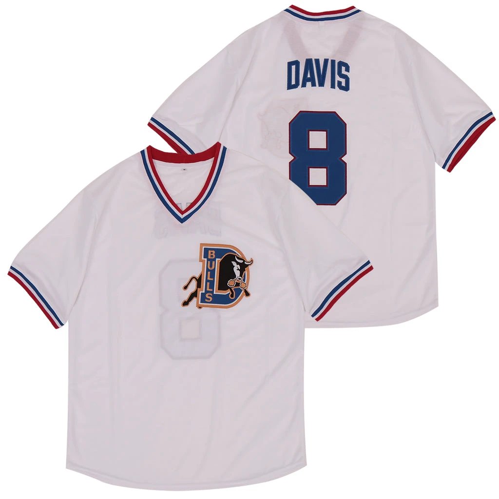 Bull Durham Crash David #8 Movie Baseball Jersey by My Store