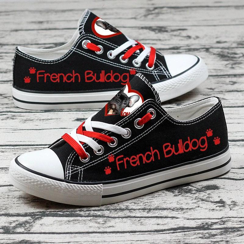Bulldog Canvas Sneakers Shoes For Men Women Fans by Crocs