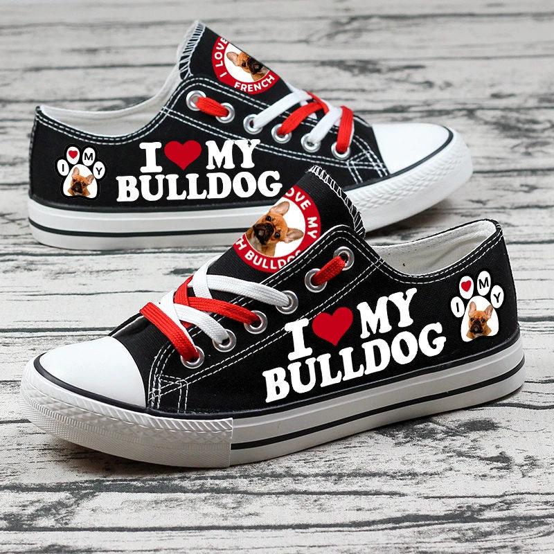 Bulldog Canvas Sneakers Shoes For Men Women Fans by Crocs