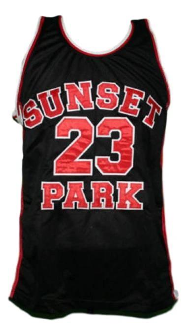 Busy Bee Jersey #23 Sunset Park Movie Basketball New Sewn Black by My store basketball