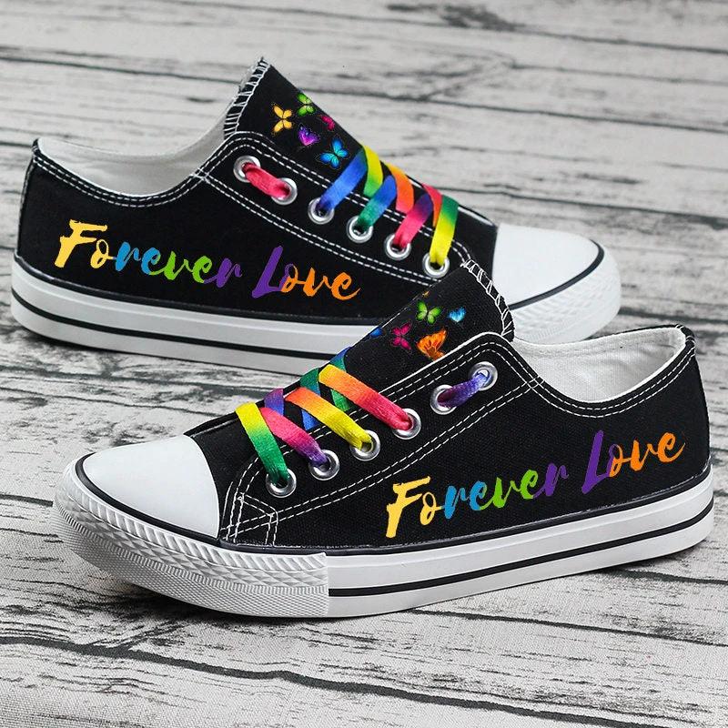 Butterfly Canvas Sneakers Shoes For Men Women Fans by Crocs