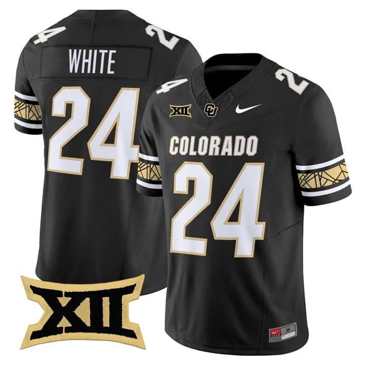 Byron White Jersey #24 Colorado Buffaloes 2025 Vapor Limited V2 Stitched by My Store NCAA Football Jerseys