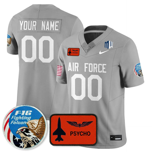 Custom Air Force Jersey 2025 Honor F-16 Name, Number 2025 Stitched Honor F-16 by My Store