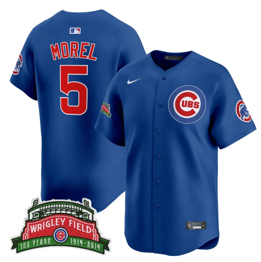 Christopher Morel Jersey #5 Chicago Cubs Wrigley Field Style Vapor Premier Limited Stitched Royal by My Store