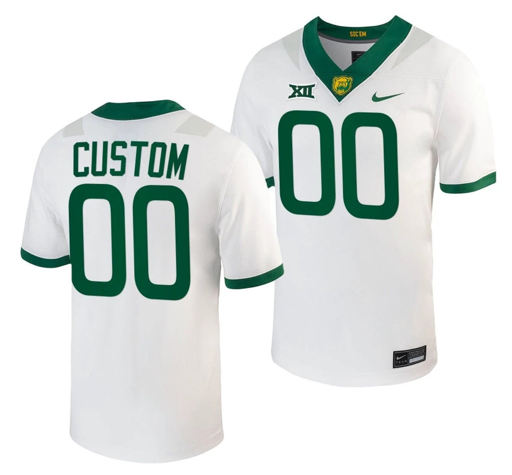 Custom Baylor Bears Jersey Name and Number NCAA College Football Untouchable White by My Store