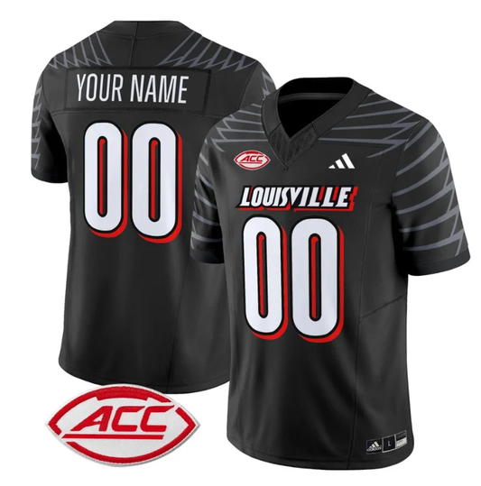 Custom Louisville Cardinals Jersey Name and Number Vapor Football Stitched Red by My Store