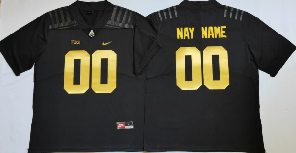 Custom Purdue Boilermakers Jersey Name and Number NCAA College Football Replica Black by My Store