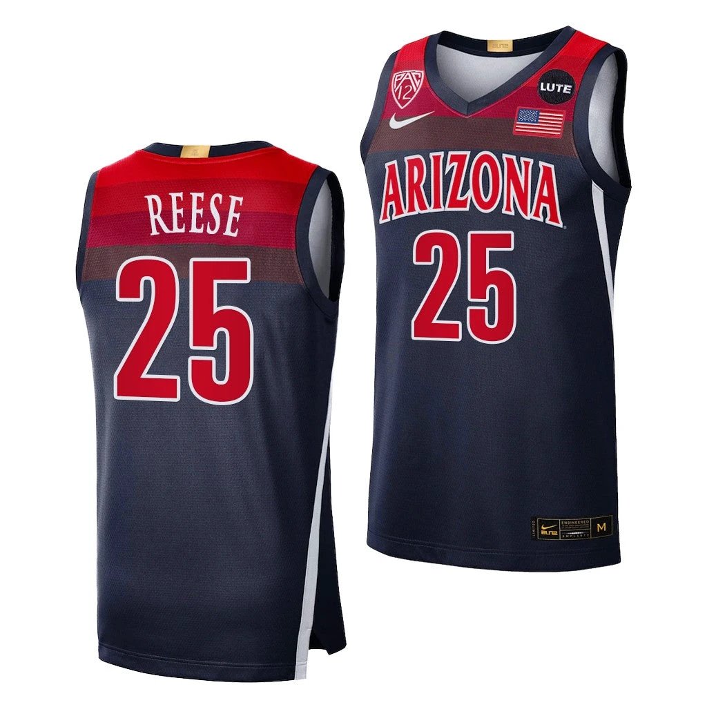 Cate Reese Jersey Arizona Wildcats College Basketball NCAA eligibility Jersey 2023 WNBA Draft Navy #25 by My store basketball