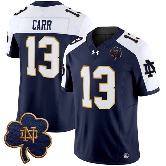 CJ Carr Jersey #13 Notre Dame 2025 Vapor Limited V3 Stitched Alter by My Store NCAA Football Jerseys