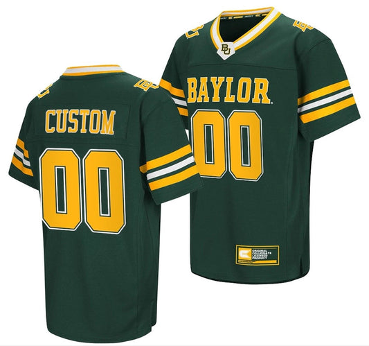 Custom Baylor Bears Jersey Name and Number NCAA College Football 2021-22 Green by My Store