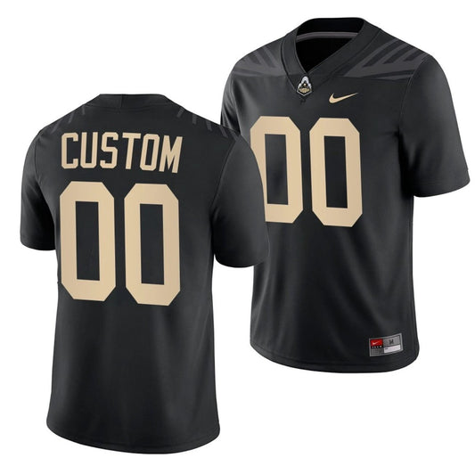 Custom Purdue Boilermakers Jersey Name and Number NCAA College Football Untouchable Black by My Store