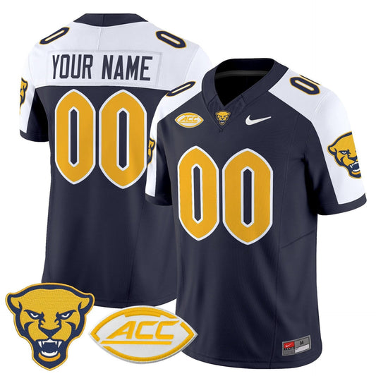 Custom Pittsburgh Panthers Jersey Name, Number 2025 Limited Stitched Navy Alter by My Store