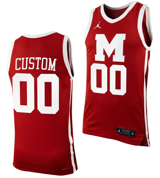 Custom Morehouse College Tigers Jersey Name and Number Replica Basketball Uniform Maroon by My store basketball