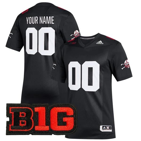 Custom Nebraska Cornhuskers Jersey Name and Number College Football Black – All Stitched by My Store