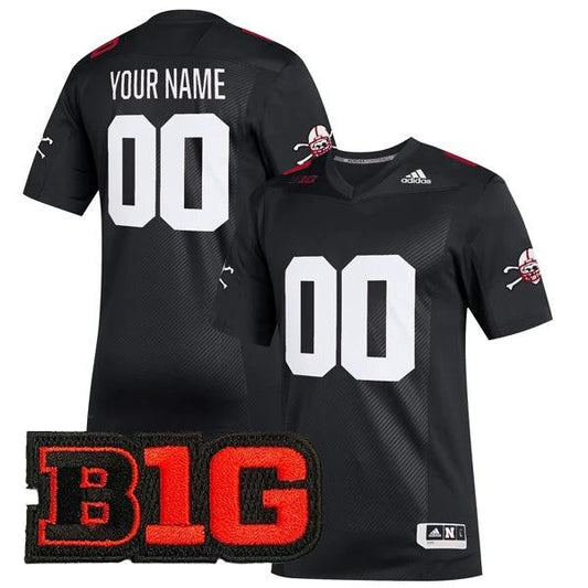 Custom Nebraska Cornhuskers Jersey Name and Number College Football Black – All Stitched by My Store