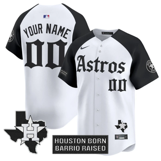 Custom Houston Astros Jersey Gothic Edition Vapor Premier Limited Stitched Alternate by My Store