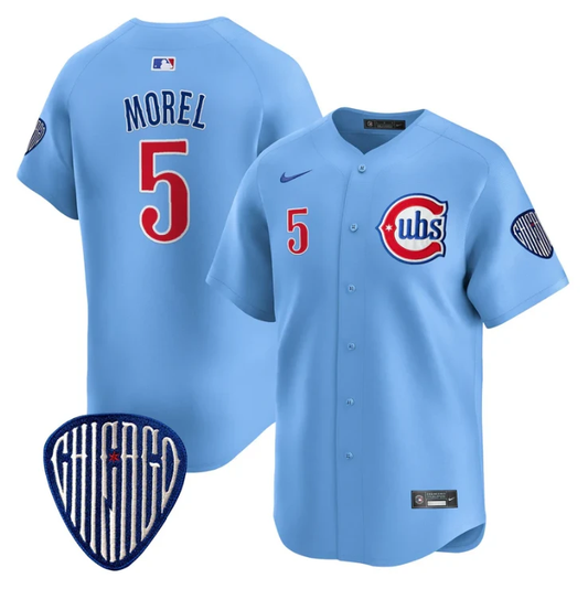 Christopher Morel Jersey #5 Chicago Cubs Blue Alternate Vapor Premier Limited Stitched Blue by My Store