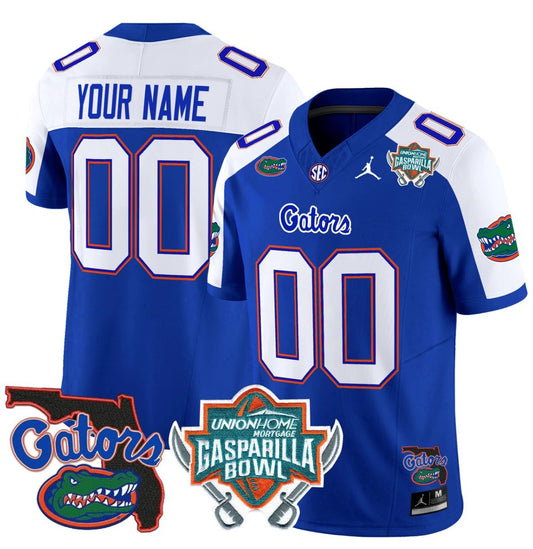 Custom Florida Gators Jersey 2025 Gasparilla Bowl Patch Football Royal Alternate by My Store