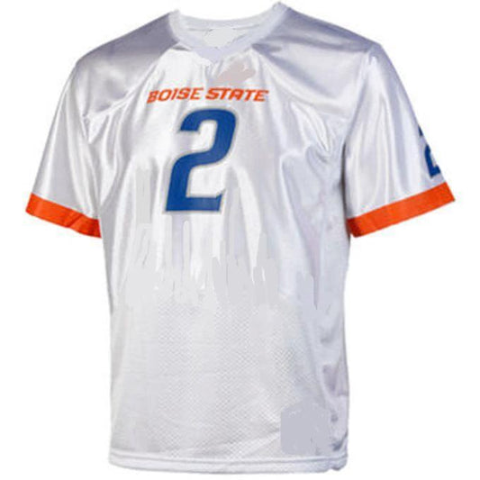 Custom Boise State Broncos Jersey Name and Number NCAA College Football Replica White by My Store