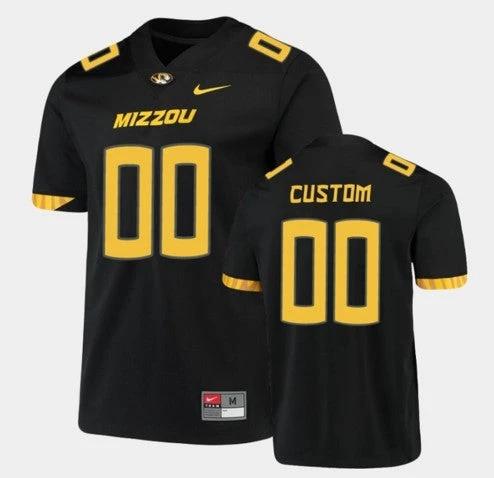 Custom Missouri Tigers Jersey Name and Number NCAA College Football Untouchable Black by My Store