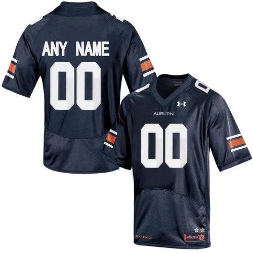 Custom Auburn Tigers Jersey Name and Number College NCAA Football Navy by My Store