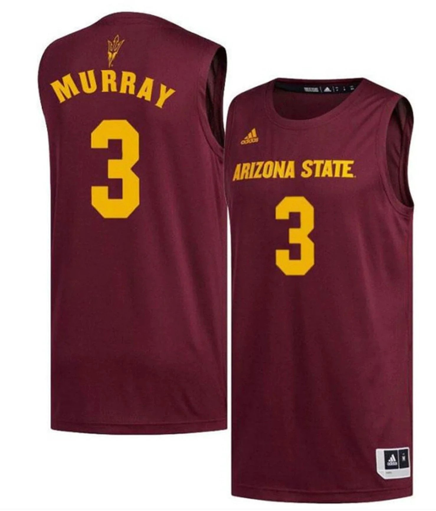 Chance Murray Jersey #3 Arizona State Sun Devils College Basketball by My store basketball