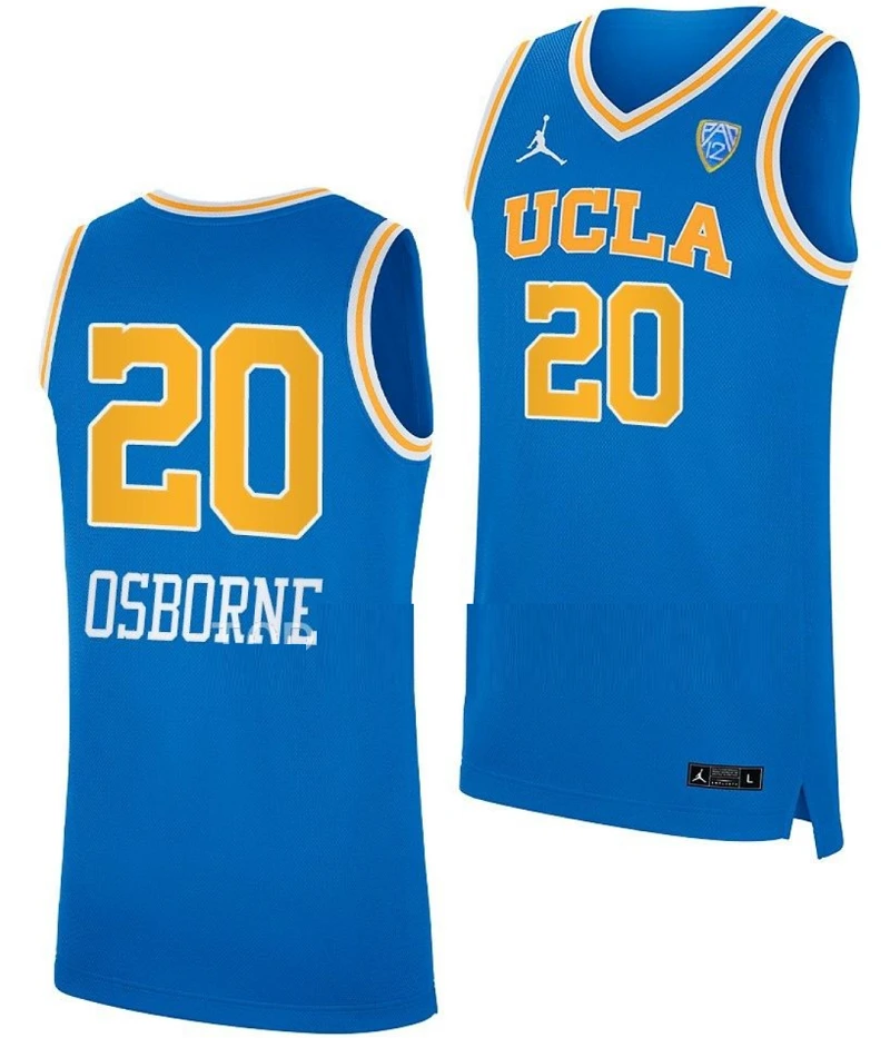 Charisma Osborne Jersey #20 UCLA Bruins College Basketball Blue by My store basketball