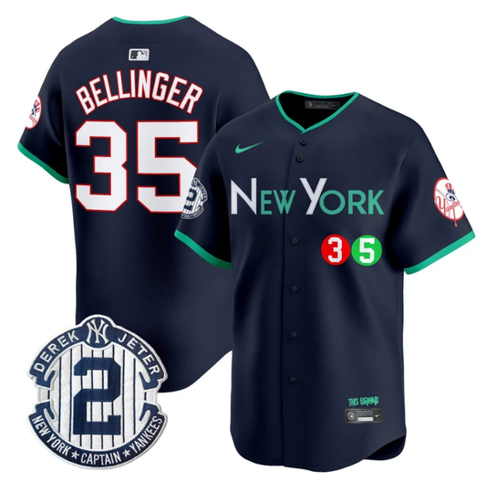 Cody Bellinger Jersey #35 New York Yankees City Connect Vapor Premier Limited Stitched Navy by My Store