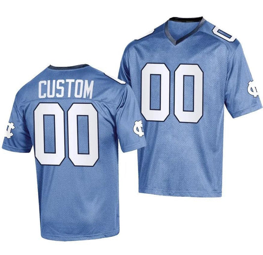 Custom North Carolina Jersey Name and Number College Football 2023 Replica Blue by My Store