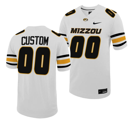 Custom Missouri Tigers Jersey Name and Number NCAA College Football Untouchable White by My Store