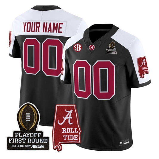 Custom Alabama Crimson Tide Jersey 2025 Playoff First Round Stitched by My Store NCAA Football Jerseys