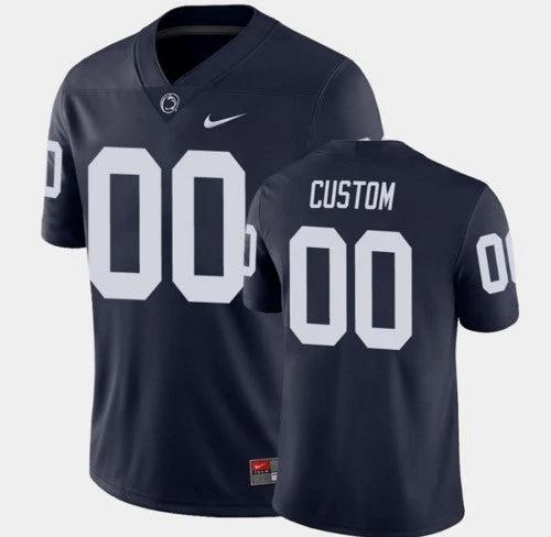 Custom Penn State Nittany Lions Jersey Name and Number NCAA College Football Navy by My Store