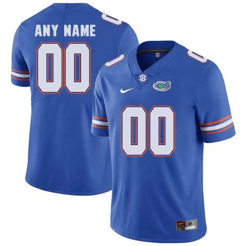 Custom Florida Gators Jersey Name and Number NCAA College Football Blue by My Store